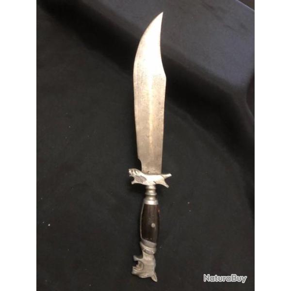 couteau poignard bowie de chasse mexicain oaxaca lame grave