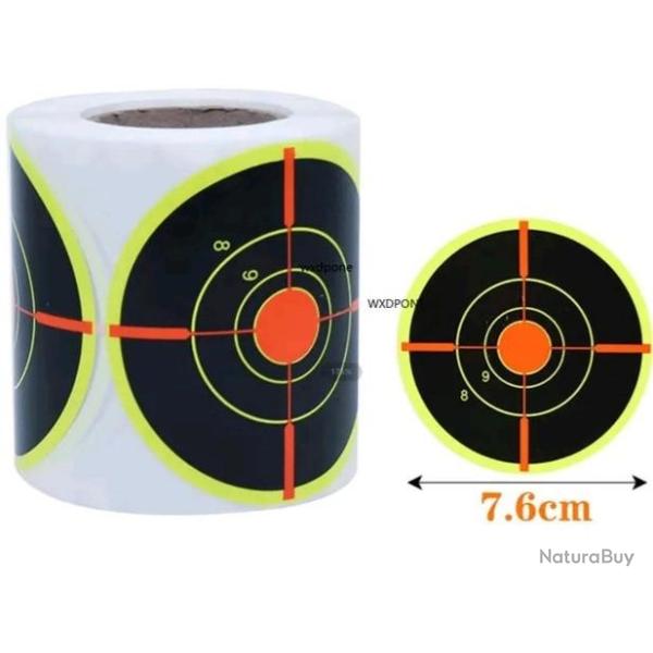 100 cibles a impact fluo n�3