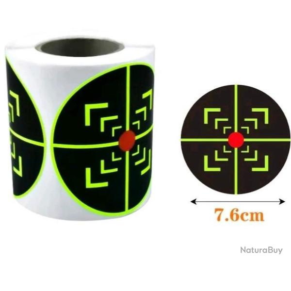 100 cibles a impact fluo n12