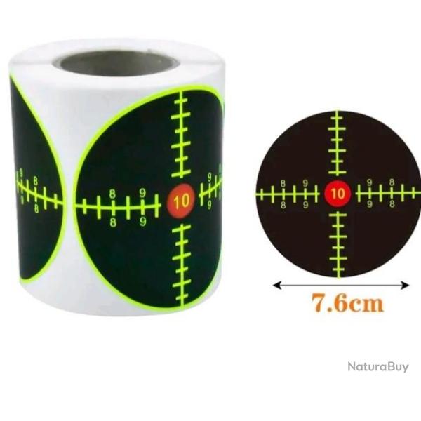 100 cibles a impact fluo n13