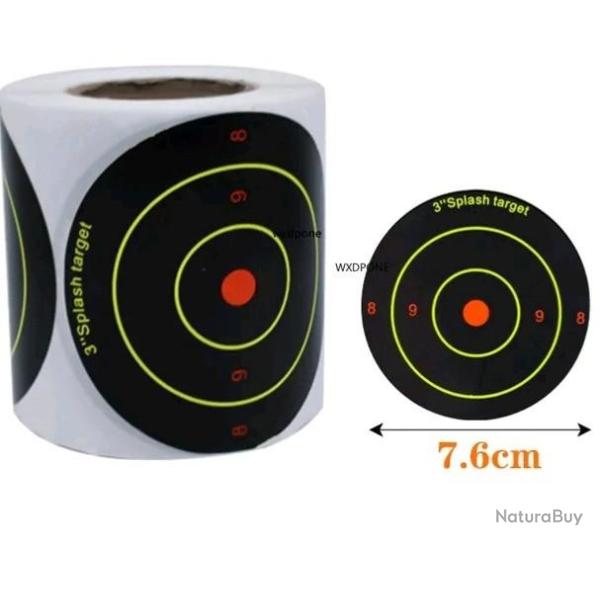 50 cibles a impact fluo n2