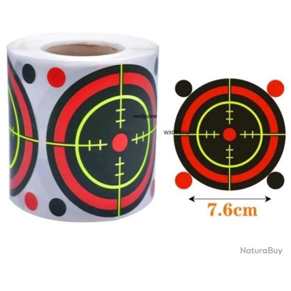 50 cibles a impact fluo n5