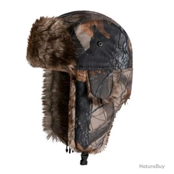 Cagoule polaire camouflage  Chapka camouflage en polyester n�1