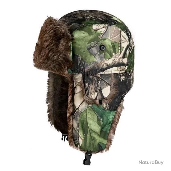 Cagoule polaire camouflage  Chapka camouflage en polyester n�3