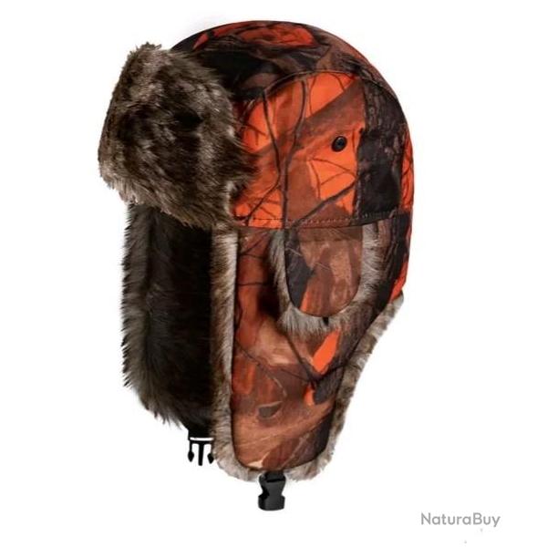 Cagoule polaire camouflage  Chapka camouflage en polyester n�5