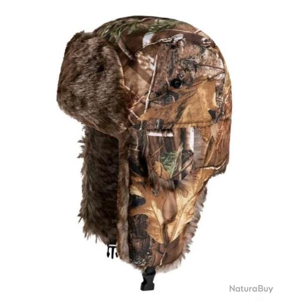 Cagoule polaire camouflage  Chapka camouflage en polyester n�6