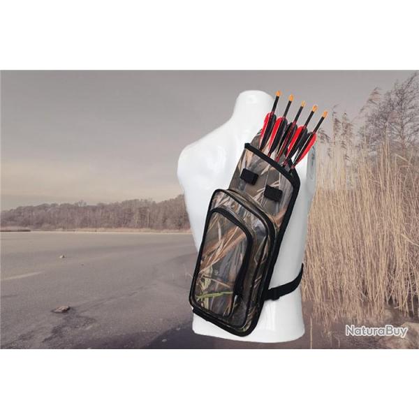 CARQUOIS DE DOS CAMO 5 flches