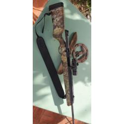 carabine Steyr Mannlicher SCOUT CAMO en 7mm08 rem sans montage et point rouge