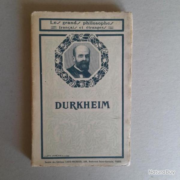 Durkheim. Les grands philosophes franais et trangers