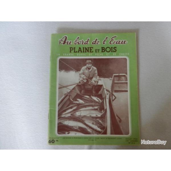 revue au bord de l'eau - plaine et bois - pche et chasse - n216 - janvier 1954