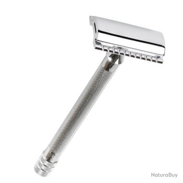 Rasoir de s�curit� Merkur extra long chrom� peigne ferm�