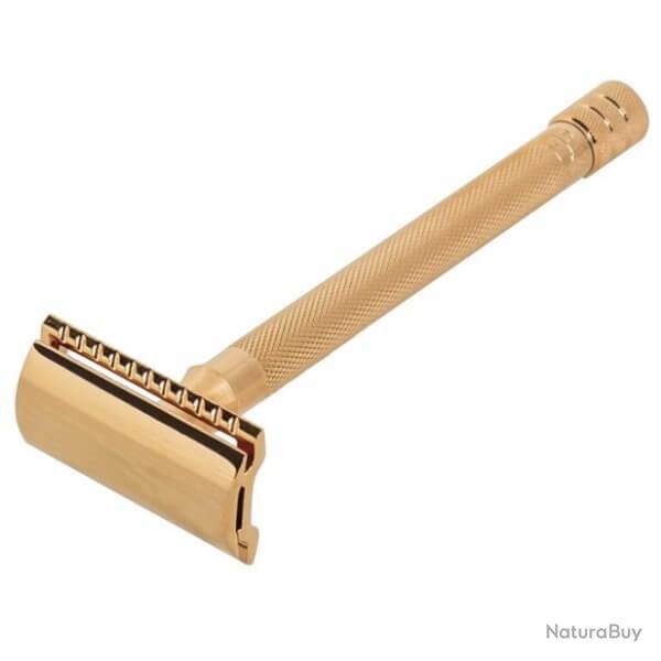 Rasoir de s�curit� Merkur unisex extra long dor� peigne ferm�