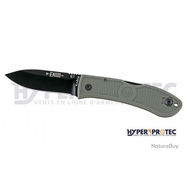 Ka-Bar Dozier Folding Hunter - Vert