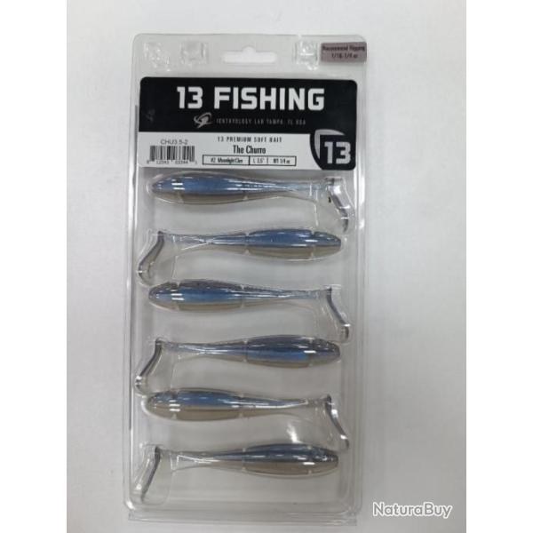 !! Leurre 13 FISHING THE CHURO 3,5" !! COLORIS : MOONLIGHT CLAN