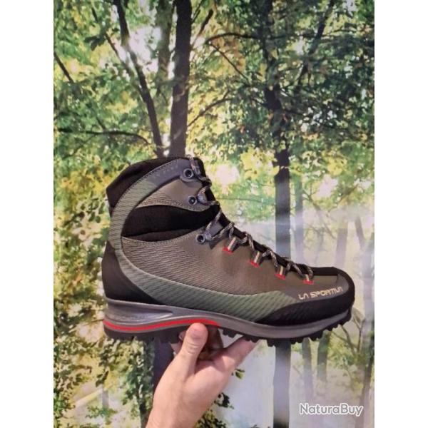CHAUSSURE LA SPORTIVA TRANGO TRK LEATHER GTX IVY/TANGO RED