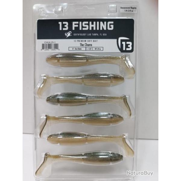 !! Leurre 13 FISHING THE CHURO 4,25" !! COLORIS : BEER BATTER