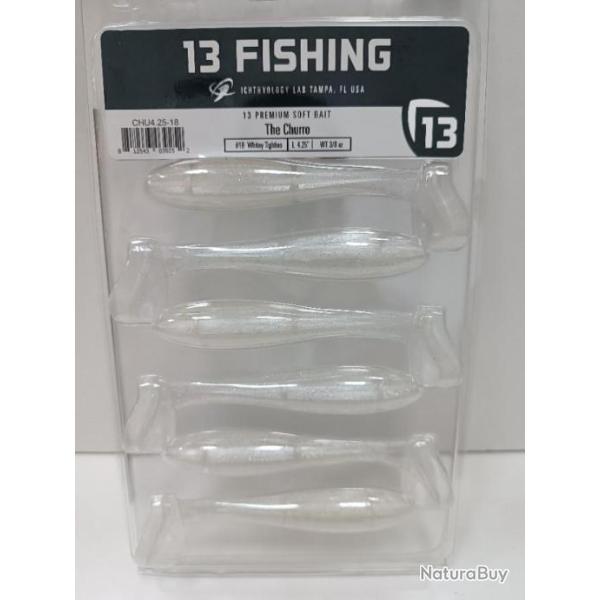 !! Leurre 13 FISHING THE CHURO 4,25" !! COLORIS :  WHITEY TIGHTIES