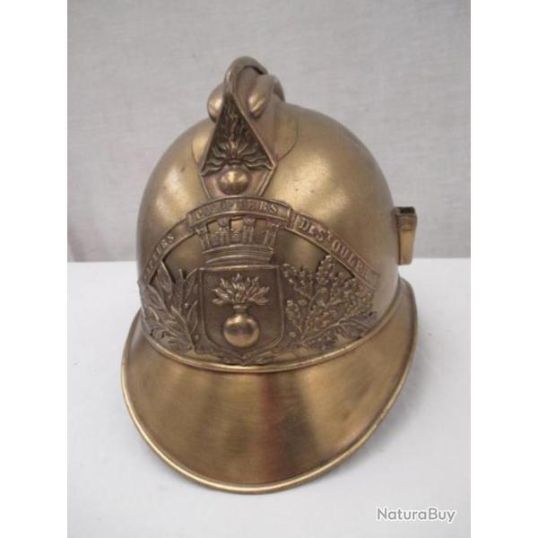 beau casque de pompier de St  Houlph (10 aube ) aucune bosses  superbe �tat