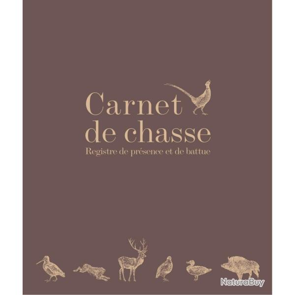 Carnet de chasse, registre de pr�sence et de battue