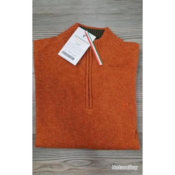Sweat Lovergreen couleur mandarine Taille L