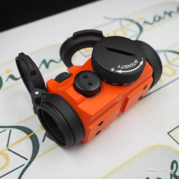 Aimpoint Micro H2 2Moa orange blaze  avec  montage sur embase de pivot avant, EAW, Recknagel