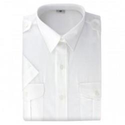 Chemisette Gendramerie Blanche (col ferm&eacute;) 8 49/50 2FEMME