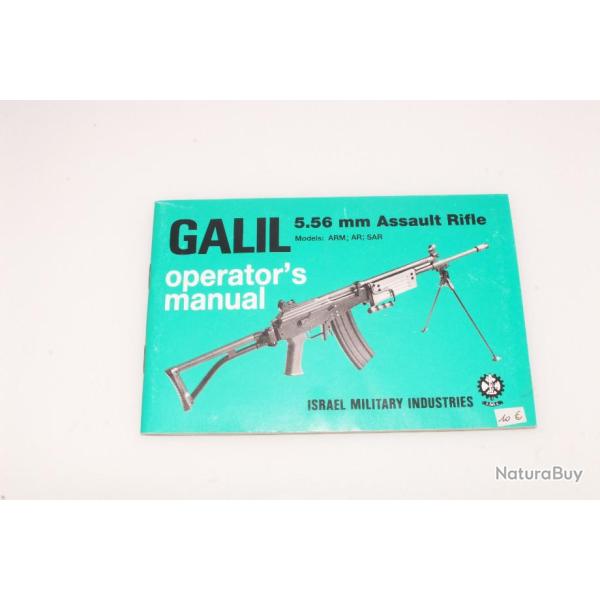 GALIL 5.56 fusil d'assaut: manuel