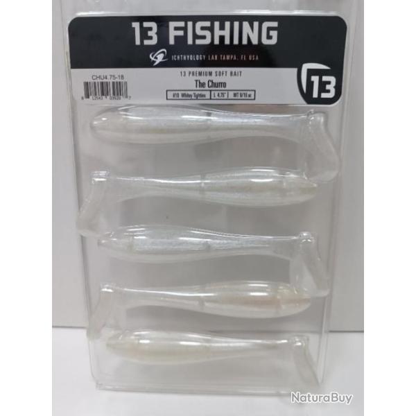 !! Leurre 13 FISHING THE CHURO 4,75" !! COLORIS : WHITEY TIGHTIES