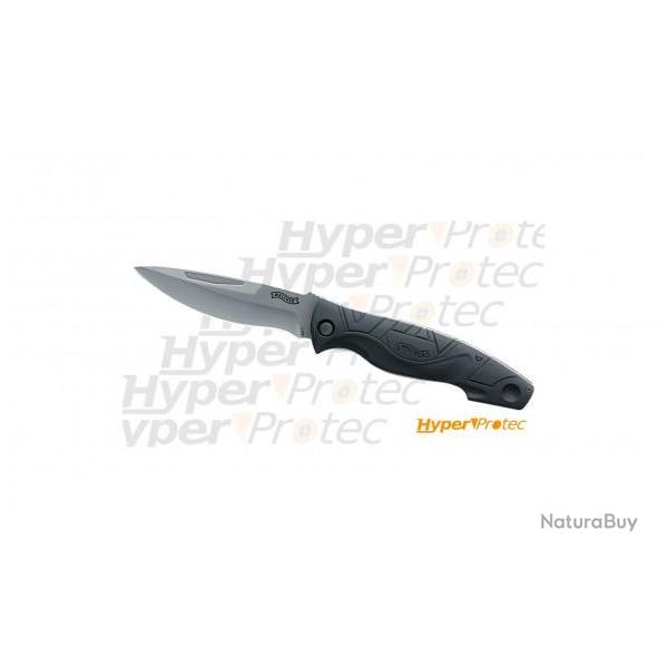 Grand couteau pliant Walther TFK avec poign�e synth�tique ergonomique