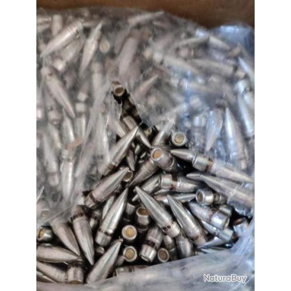 VEND PAR LOTS DE 100 OGIVES 308     147 GRAIN FMJ CAT C