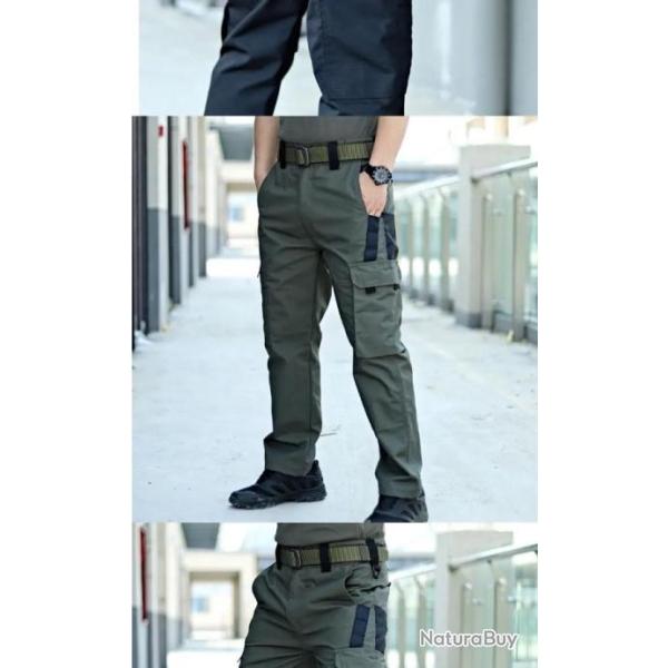 Pantalon cargo imperm�able militaire ! B