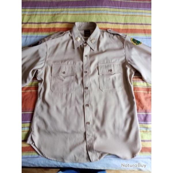 CHEMISE OFFICIER US MILITARY POLICE WW2