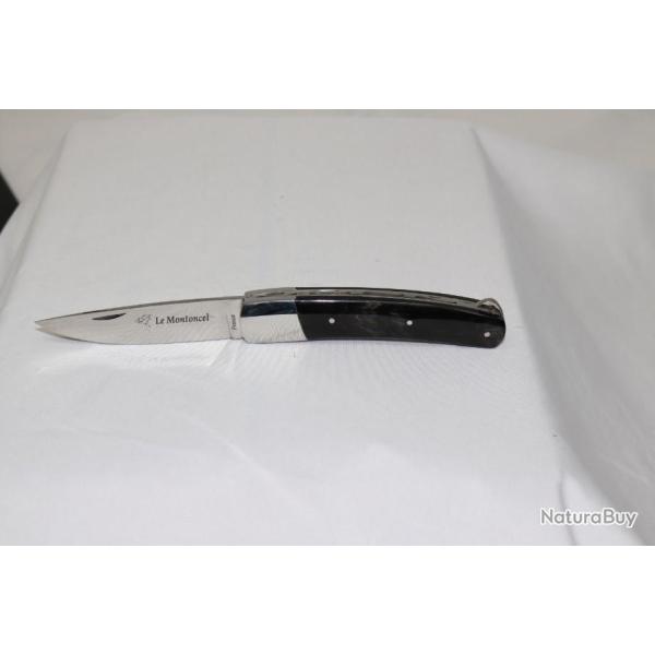 COUTEAU LE MONTONCEL 11cm CORNE NOIRE