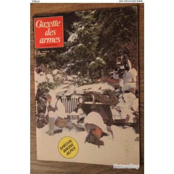 GAZETTE DES ARMES N� 126 1984 ARMES BLANCHES RUSSES 1881 1917 MITRAILLEUSES FRANCE 1866 1918 SAVOIS