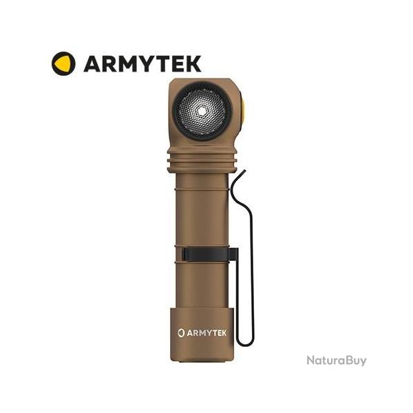 Lampe Frontale Armytek Wizard C2 PRO SAND WHITE Magnet USB 2500 Lumens - rechargeable en USB