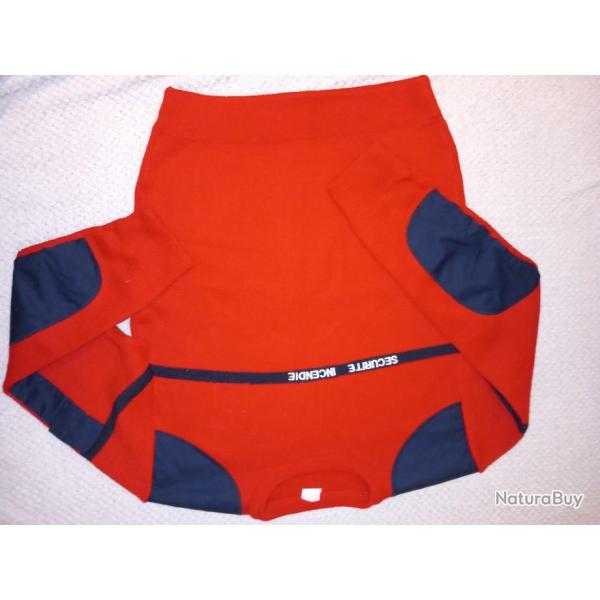 Pull ssiap en laine.