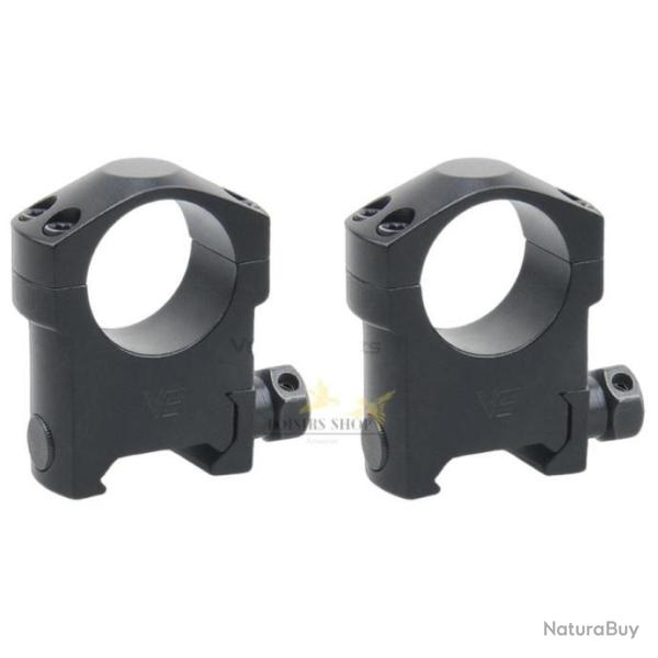 Paire de colliers de montage haut rail 21mm picatinny et diam�tre 25,4mm - Vector Optics