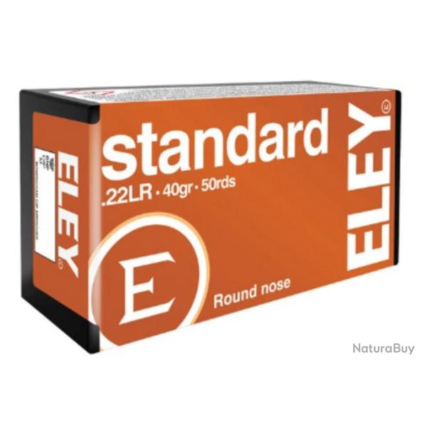 50 Munitions ELEY Standard 40gr Cal 22 LR