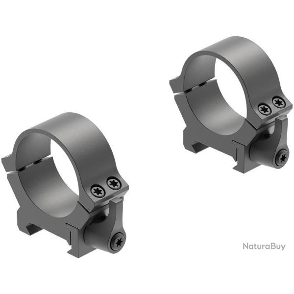 Colliers de montage amovible Leupold QRW2 30mm Bas noir mat