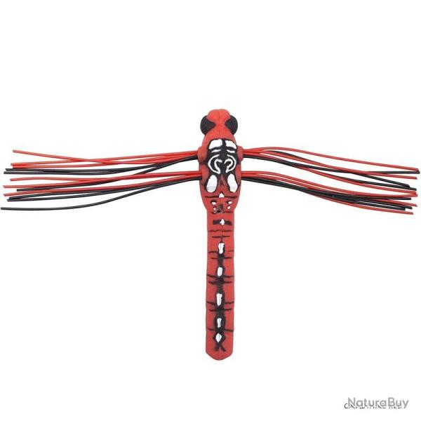 Leurre Souple Lunkerhunt Dragonfly 8cm Cardinal Red