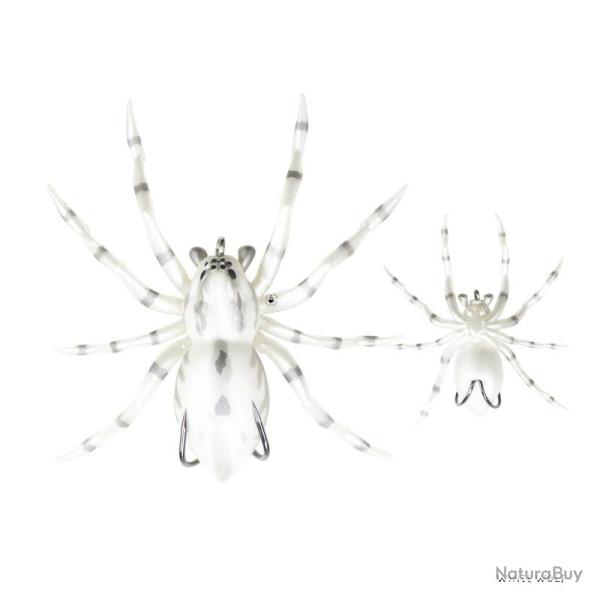 Leurre Souple Lunkerhunt Phantom Spider 5cm White Wolf