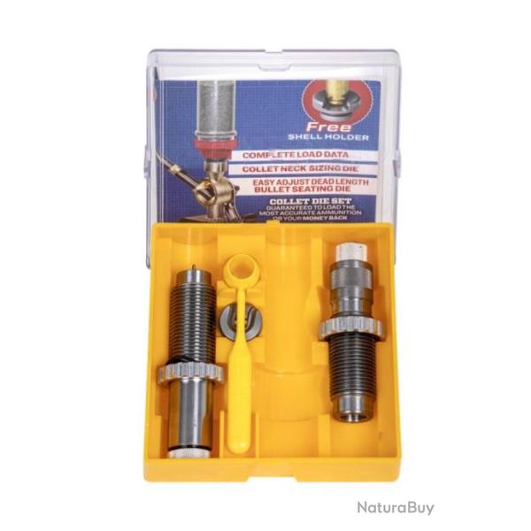 Jeu de 2 outils avec support douille Collet 2 Die Set Lee Precision 90701 - Calibre 7.62X39R