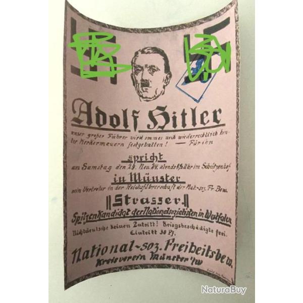 Repro Ancienne affiche propagande ww2 mod�le 2