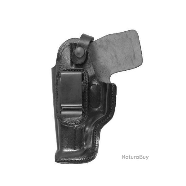 HOLSTER ETUI CUIR SOUS BRAS DISSIMULE (Gaucher Noir)