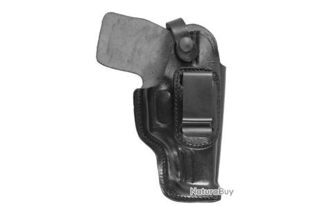 HOLSTER ETUI CUIR SOUS BRAS DISSIMULE (Droitier Noir) (2) - Holsters et étuis tactiques (10946676