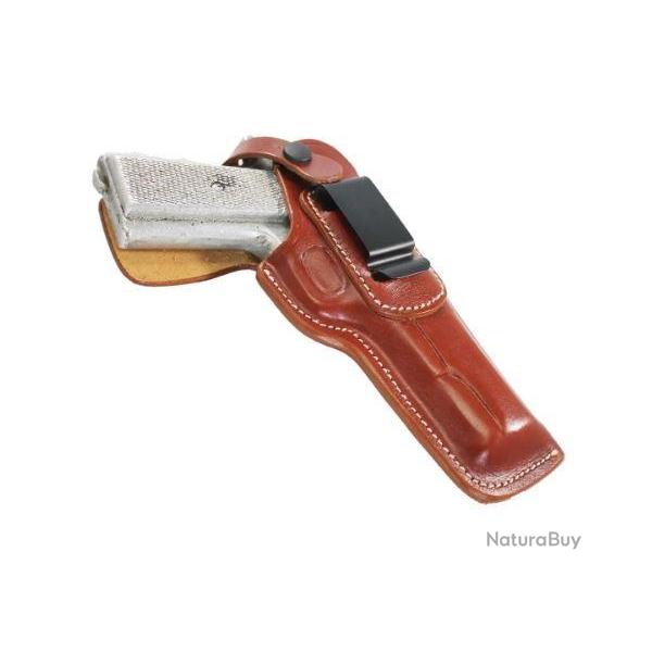 HOLSTER ETUI CUIR SOUS BRAS DISSIMULE (Droitier Brun)