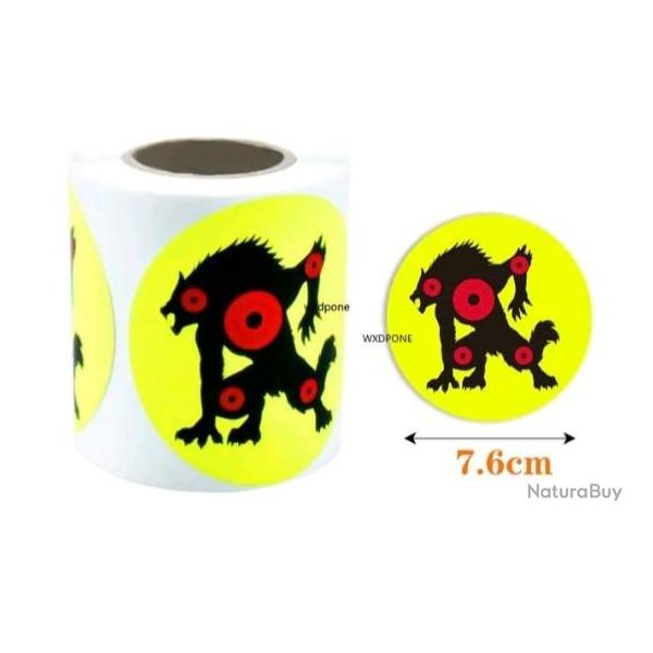 30 cibles a impact fluo r�f:6