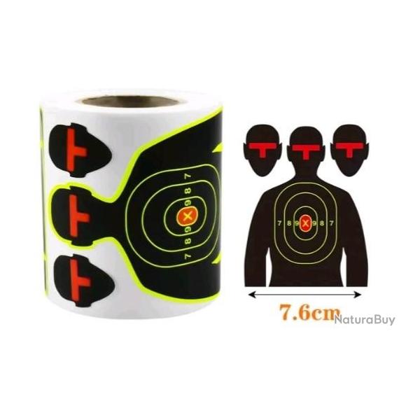 30 cibles a impact fluo r�f:7