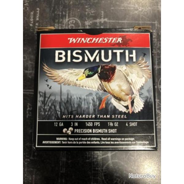 25 CARTOUCHES WINCHESTER BISMUTH 28G CAL 20/76