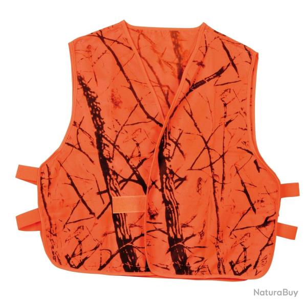 GILET FLUO CAMO 100% POLYESTER 